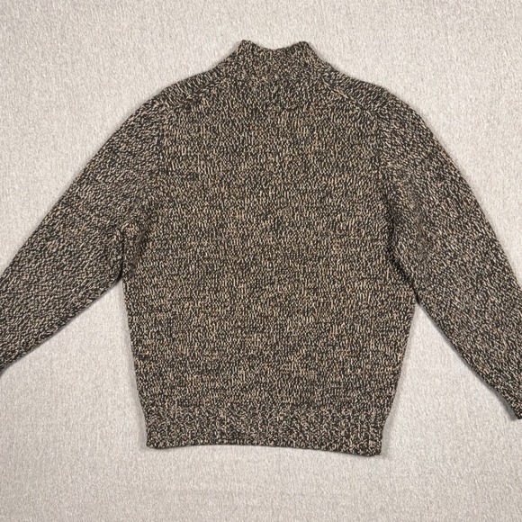 Brunello Cucinelli Cashmere Wool Pullover Sweater 1/4 Zip Mens 50 Melange - Picture 7 of 14